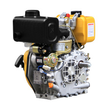 4KW 6HP 296cc 1800 tr / min Démarrer le moteur diesel refroidi à l&#39;air avec filtre à air de type huile